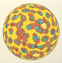 「HARE Mark 異聞 ML-1p」インクジェットプリント、紙、木製パネル　21×21×2.5cm　2019