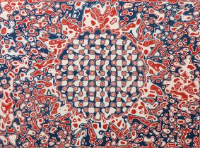 「HARE Mark 異聞 ML-7p」インクジェットプリント、紙、木製パネル　174×100×3cm　2019