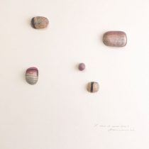 「piece of memory.diary.Ⅰ」 雁皮紙、バルサ材木　 500×500×50mm　2019