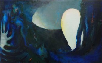 「かたはれ 2」oil on canvas　M60　2019