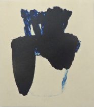 「郵便局の花 6」モノタイプ（紙に油性インク）　450×400mm　2019