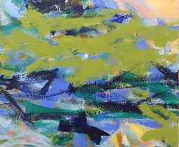 「インスリス」キャンバス、油彩　500×606mm　2017