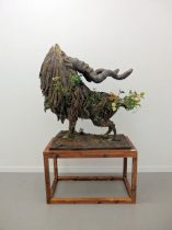 「蔵野助」ミクストメディア　1150×550×1130mm