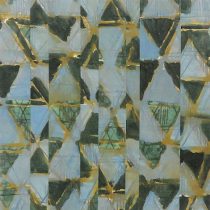 「露地（4）」顔料、鉛筆、画仙紙、膠、アクリルメディウム　23.5×23.5cm　2019