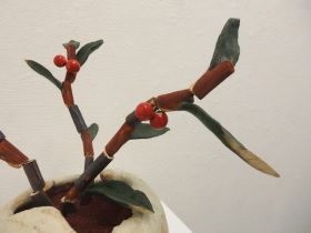 「BON」陶、針金　2019