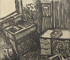 「roomⅢ」銅版画　405×445mm　2019