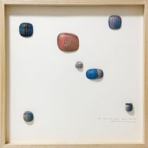 「piece of memory.diary.20190827」エッチング、雁皮紙、デジタルプリント　500×500×50mm　2019