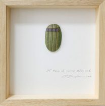 「piece of memory.yellow word」エッチング、雁皮紙、デジタルプリント　200×200×35mm　2019