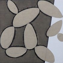 「work_045」キャンバスにアクリル絵具　300×300×30mm　2019