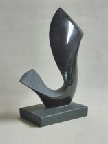 「時の気持ち 1」黒御影石　240×180×95mm　2018