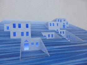 「夕げのニュータウン 1」(部分)