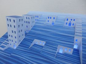 「夕げのニュータウン 2」(部分)