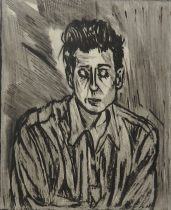 「音楽家の像」銅版画　280×220mm　2019