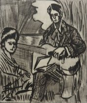 「ユートピアンの歌 (the ballad of utopian)」銅版画　280×220mm　2019