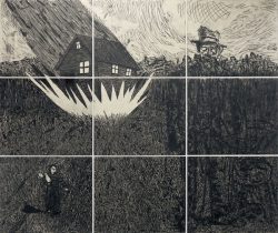 「farewell to kerberos !」銅版画　500×600mm（9点組）2019