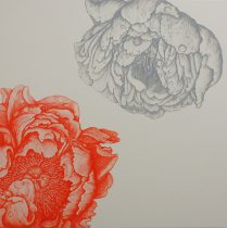 「千年花」銅版画 727×727×25mm 2018