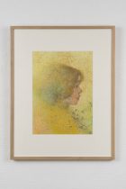 「伝えたい。」紙に鉄錆、ペン、パステル、他　33.5×24.5cm　2020