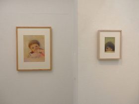 （左）「おかしな夢」（右）「冬子」