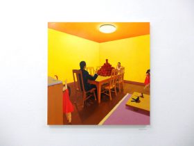 「オウチノオハナシ 2」キャンバス、油彩　S20　2019