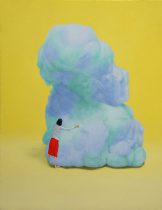 「わたしのこころをなにかにするソレ 2」キャンバス、油彩　F6　2020