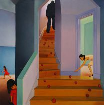 「オウチノオハナシ 3」キャンバス、油彩　S20　2019