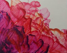 「斜開20−17」キャンバスにアクリル、オイル　91×73cm　2020