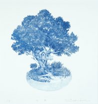 「宝島」ドライポイント　25×25cm　2019