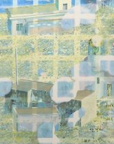 「ヘイ」和紙、水干絵具、岩絵具、アクリル、他　1620×1303mm　2020