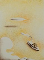 「帰航路 #3」リトグラフ 297×210mm 2020