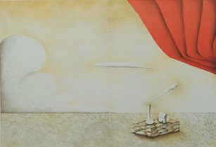 「静かの庭 #10」リトグラフ 750×1050mm 2019