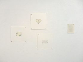 （左から）「recollection #7」「recollection #6」「recollection #8」「memo」