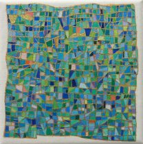 「夜のサラダ」キャンバスに油彩　10×10cm　2020