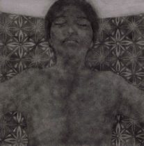 「シールド-1」銅版画 35×34cm 2020