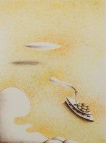 「帰航路 #3」リトグラフ　30×22cm　2020