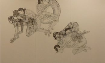 「私の中の彼女」180×300cm　