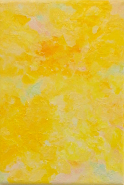 「光の波動 No.17-朝摘みの花から-」油彩、キャンヴァス　227×158mm