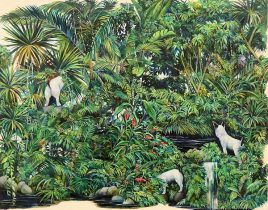 「これから待ち受ける冒険の始まり」キャンバスに油彩　P10　2019