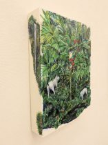 「秘密の入り口は僕らだけが知っている」キャンバスに油彩　F6　2020