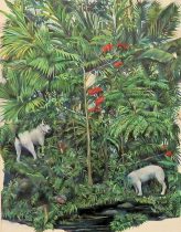 「秘密の入り口は僕らだけが知っている」キャンバスに油彩　F6　2020