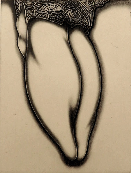 「amaryllis-3」エッチング、アクアチント　20×15cm