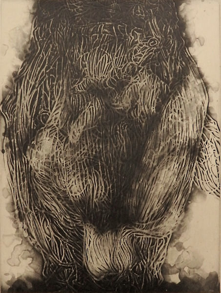 「amaryllis-1」エッチング、アクアチント　20×15cm