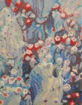 「No.932 仙人掌」キャンバスに油彩　F6