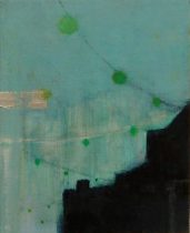 「景色の中に潜むもの（2016年3月8日_2）」キャンバス、油彩　F3　2021