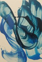 「境界21-2」キャンバスにアクリル、オイル　21×33cm　2021