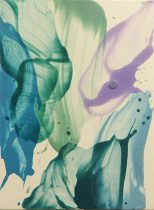 「境界21-8」キャンバスにアクリル、オイル　24×33cm　2021