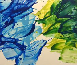 「境界21-5」キャンバスにアクリル、オイル　72×60cm　2021