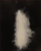 「Seed」木製パネル、ピグメント、水晶末、膠　65.2×53cm　2020