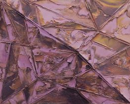 「アメジストとして」油彩、キャンバス　273×220mm　2020