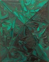 「深海」油彩、キャンバス　180×140mm　2021