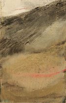 「呼び合う声」oil on board 21.8×13.7cm 2021